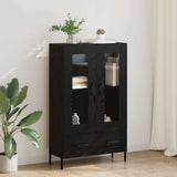 Highboard Corona Black Oak 69.5 x 31 x 115 cm Engineered Wood 882534