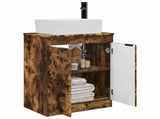 Bathroom Vanity with Sink Smoked Oak 54 x 35 x 83 cm 890163