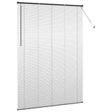 Venetian Blinds Height Adjustable Black 220 x 155 cm Aluminium 42006183