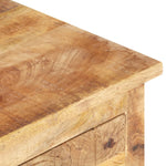 ZNTS Coffee Table 100x55x40 cm Rough Mango Wood 320236