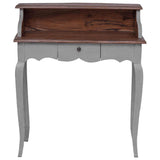Writing Desk Solid Mahogany Wood 80x40x92 cm 244503