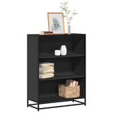 Book Cabinet Black 80.5x35x107.5 cm Engineered Wood 849119