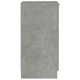 Shoe Cabinet Concrete Grey 30x35x70 cm Engineered Wood 811416