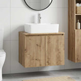 Bathroom Furniture Set Artisan Oak Engineered Wood 3404329