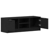 TV Cabinet Black Oak 102 x 32 x35.5 cm Engineered Wood 862747