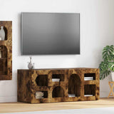 TV Cabinet Smoked Oak 100 x 35 x 40 cm Engineered Wood 891269