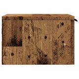 Wall-mounted Bedside Cabinets 2 pcs Old Wood 34x30x20 cm 856980