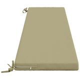 2-Piece Bench Cushions SOEST 2 pcs 100% Polyester Light Green 949199