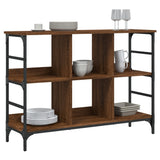 Sideboard Brown Oak 102x32x73,5 cm Engineered Wood 837726