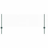 Welded Wire Fence 25 x 0.6 m PVC-Coated Steel Green 3336709