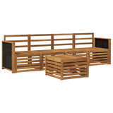 Outdoor Sofa Set 5 pcs Natural Solid Acacia Wood 3383980