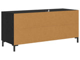 Sideboard Black Oak 100 x 36 x 60 cm Engineered Wood 882480