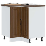 Kitchen Corner Base Cabinet Lucca Brown Oak Engineered Wood 853754
