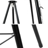 Campfire Tripod Black 92 x 92 x 191.5 cm Steel 42010330