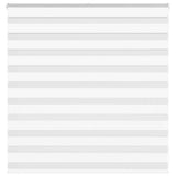 Zebra Blind White 145x100 cm Fabric Width 140.9 cm Polyester 4014738