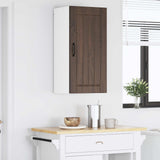 Wall Cabinet LUCCA Brown Oak 40 x 31 x 80 cm Engineered Wood 885032