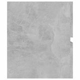 Sink Cabinet with Built-in Basin Concrete Grey Engineered Wood 3071652
