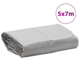 Tarpaulin Grey 5x7 m 650 g/m 156048