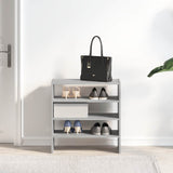 Shoe Racks 2 pcs Stackable Grey Sonoma 60x30x30.5 cm 858868