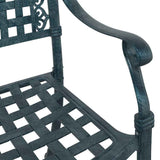 Garden Chair 2 pcs Green 55 x 56.5 x 91cm Aluminium 42002373