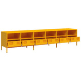 TV Cabinet Mustard Yellow 202x39x43.5 cm Cold-rolled Steel 3307158