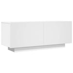 TV Cabinet White 100x35x40 cm Engineered Wood 804436