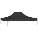 Party Tent Roof Black Oxford fabric with PVC coating Large 315373