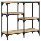 Console Table Sonoma Oak 80x29x75 cm Engineered Wood 834076