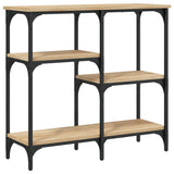 Console Table Sonoma Oak 80x29x75 cm Engineered Wood 834076