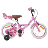 Kids Bike 16 Inches for 4-6 Years Old Light Pink 42009421