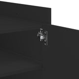Coffee Table Black 100x50x50 cm Engineered Wood 848361