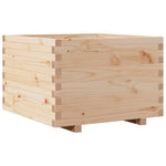ZNTS Garden Planter 70x70x49.5 cm Solid Wood Pine 847363