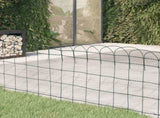 Garden Border Fence Powder-coated Iron 25x0.65 m 141074