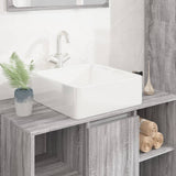 Wash Basin White 37x37x13 cm Ceramic Square 153341