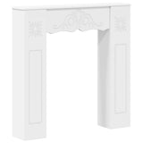 Fireplace Surround White 102 x 20 x 102 cm Engineered Wood 8006633