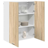 Hanging Cabinet Sonoma Oak 80 x 31 x 100 cm Engineered Wood 884364