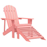Garden Chair Pink Solid fir wood Standard Detachable 315867