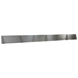 Retaining Wall 6 pcs 100 x 12 x 40 cm Galvanised Steel Silver 3449126