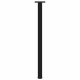 Console Table Legs 4 pcs Black 72-74 cm Steel 4012456