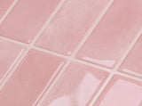 Rectangular Tile 50 pcs Pink 29 x 23 x 0.08 cm 42046164