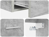 Bathroom Furniture Set Concrete Grey Engineered Wood 3404401