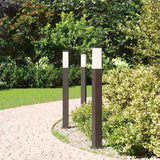 Bollard Lights 3 pcs 80 cm Black IP44 4006074