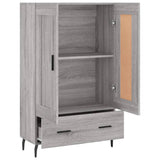 Highboard Grey Sonoma 69.5x31x115 cm Engineered Wood 830346