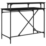 Desk Black Oak 100 x 50 x 90 cm Engineered Wood 881278