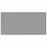 Garden Dining Table Light grey 200 x 100 x 73 cm Poly Rattan 871691