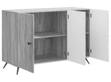 Sideboard Grey Sonoma 89 x 34.5 x 80 cm Engineered Wood 895571