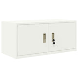 Storage Cabinet White 90 x 40 x 40 cm Steel 891633
