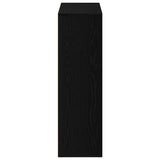 Book Cabinet Black Oak 98x29x97.5 cm Engineered Wood 862472