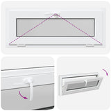 Basement Window RISOR 100x40 cm Tilt 2 Glazing Anthracite 4108423