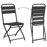 Bistro Set 3 pcs Anthracite Steel 42002954
